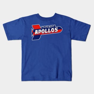 Defunct Houston Apollos Hockey Team Kids T-Shirt